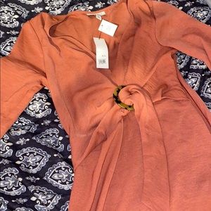 Brand new top shop coral colored dress!